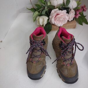 BearPaw Women's Brown and Pink Athletic Shoes